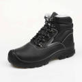 High quality warm anti puncture security boots steel toe cap ankle cut industrial leather snow ranger safety shoes for sale